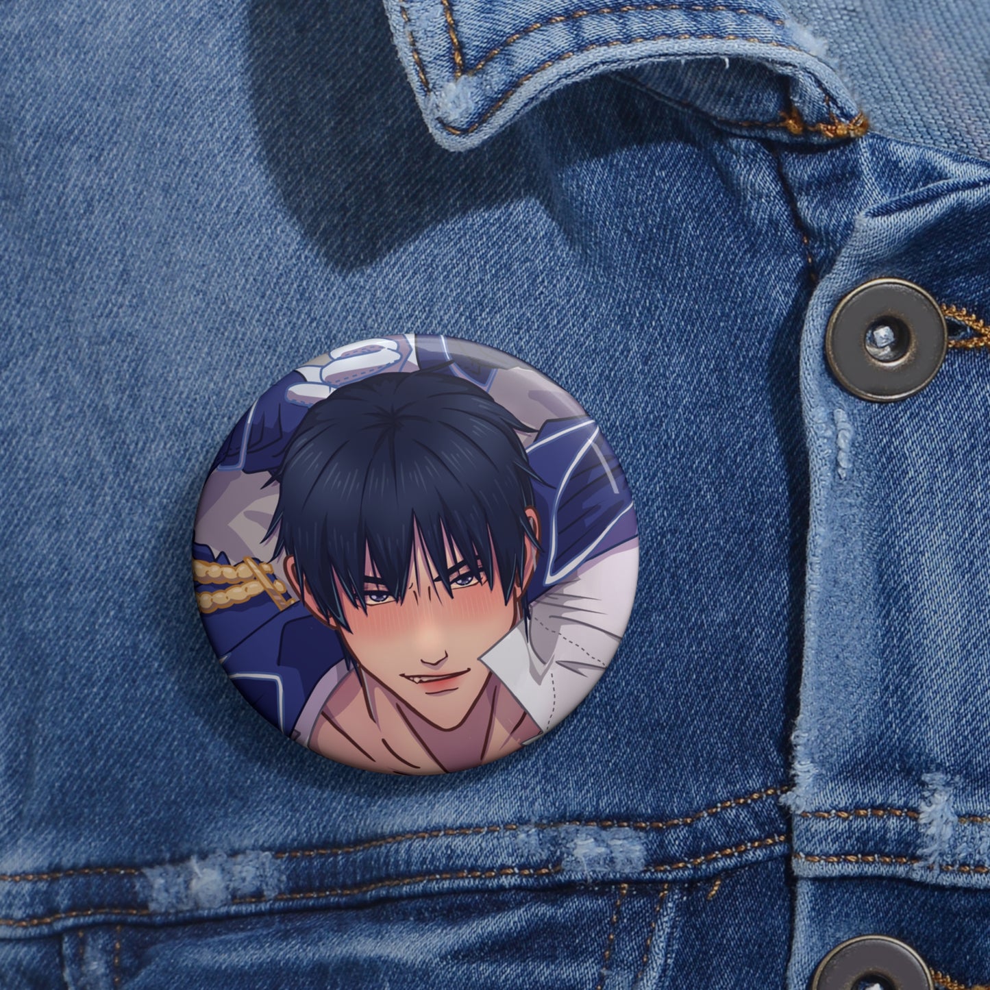 Roy Mustang Military Uniform Pin Botton