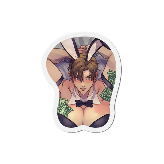 Leon Kennedy Bunny Suit Die-Cut Magnets