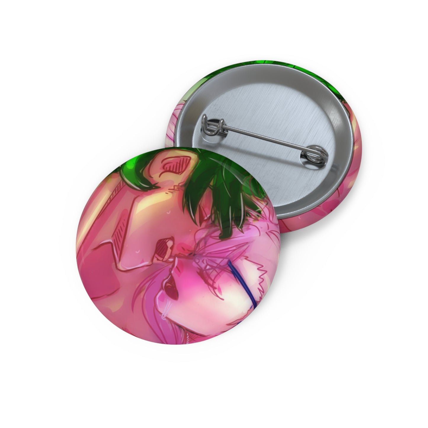 MachaBlossom Pin Button Joe x Cherry Blossom