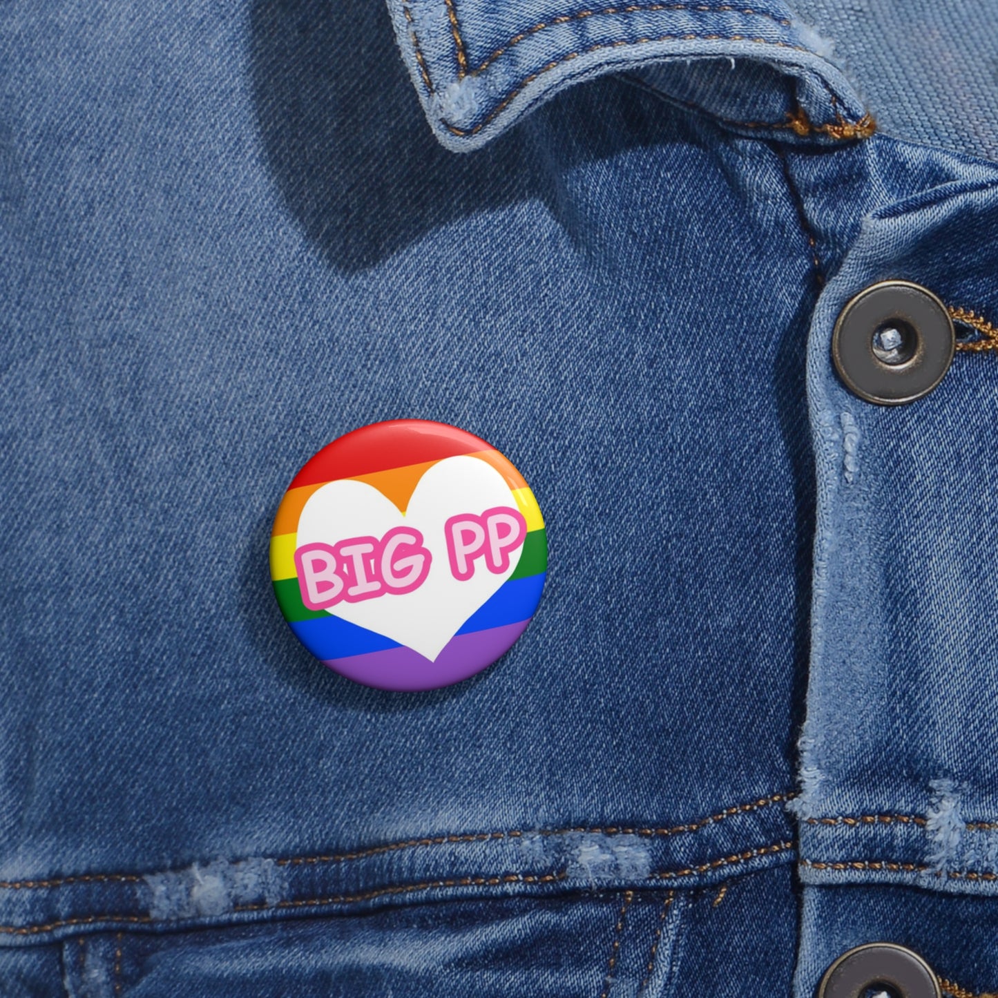 Big PP Pin Button
