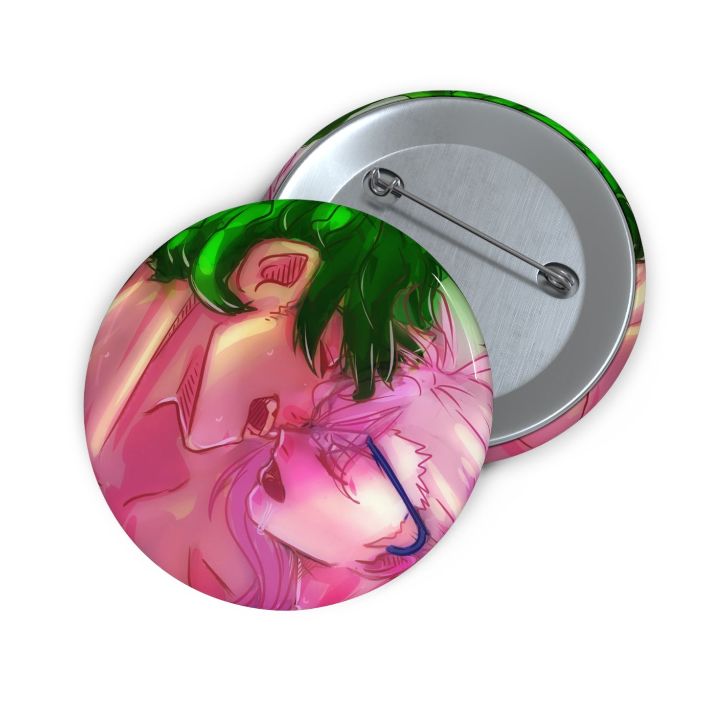 MachaBlossom Pin Button Joe x Cherry Blossom
