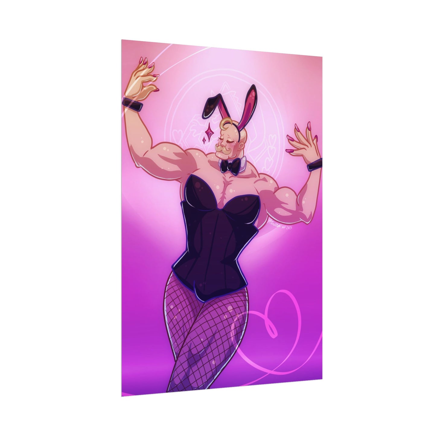 Major Armstrong Bunny Suit PRINT