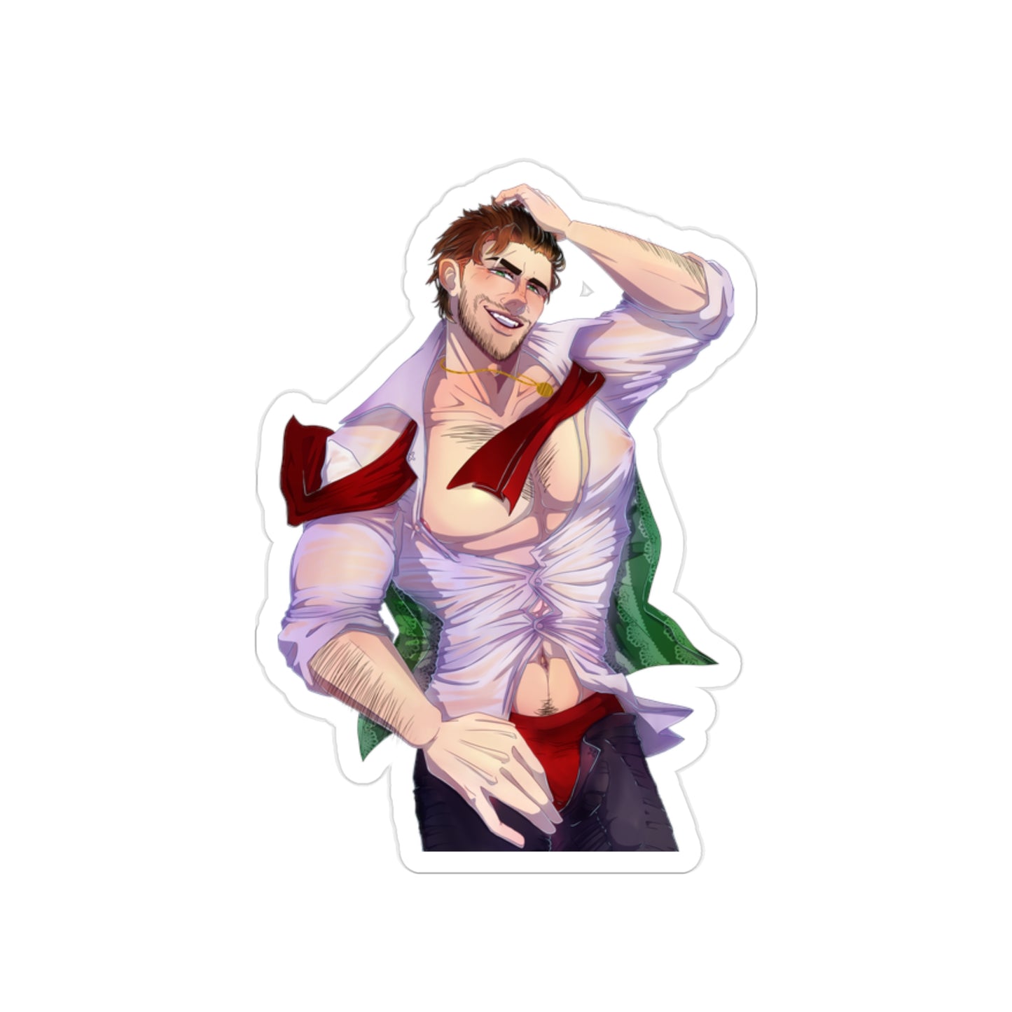 Jacob Frye Dakimakura Transparent Decal