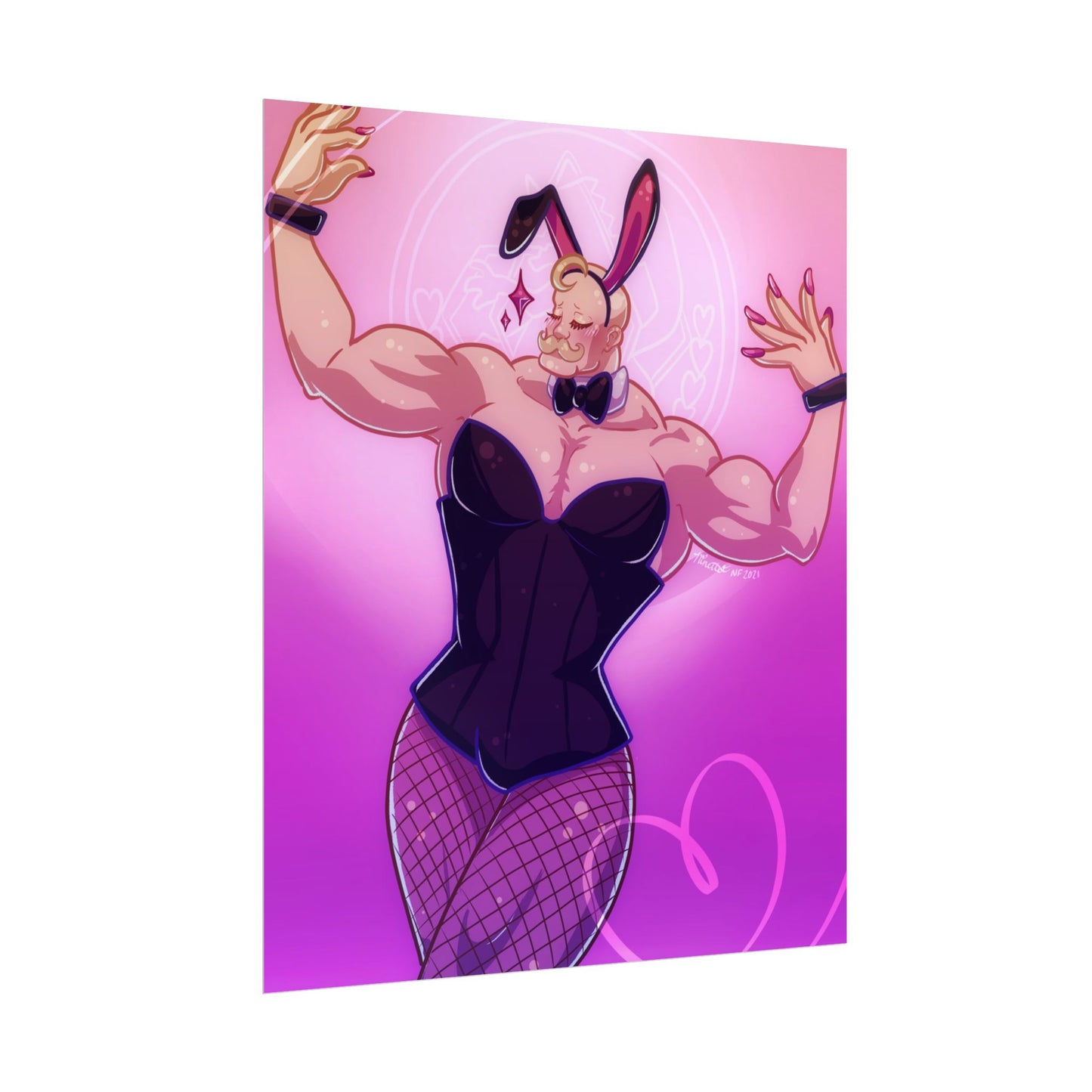 Major Armstrong Bunny Suit PRINT