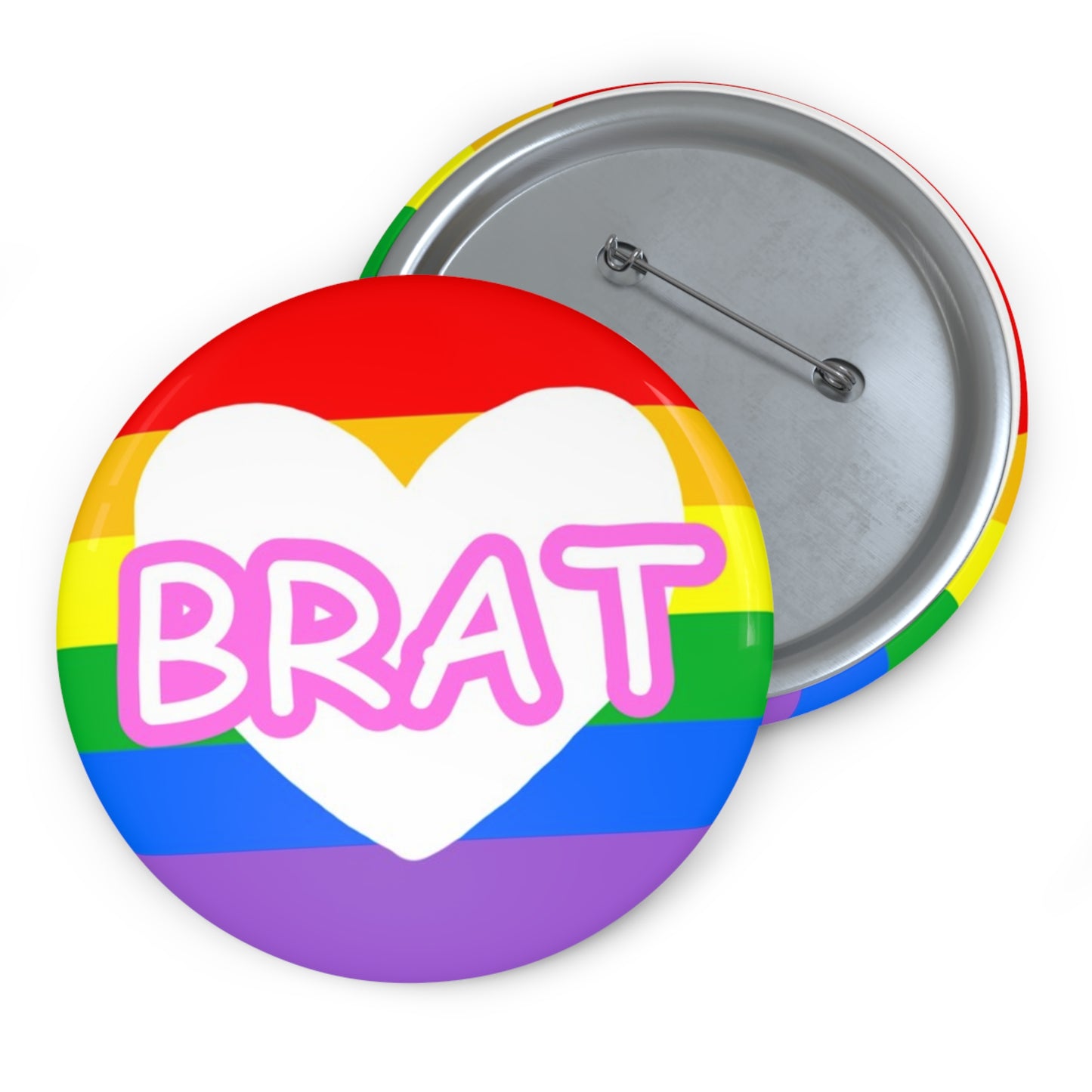 Brat Pin Button