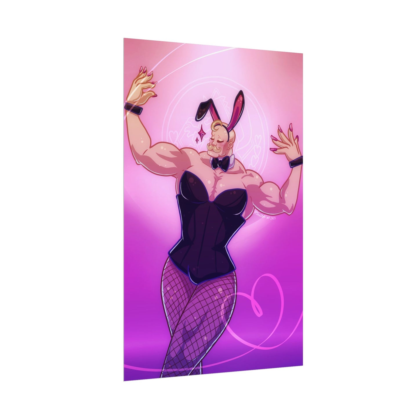 Major Armstrong Bunny Suit PRINT