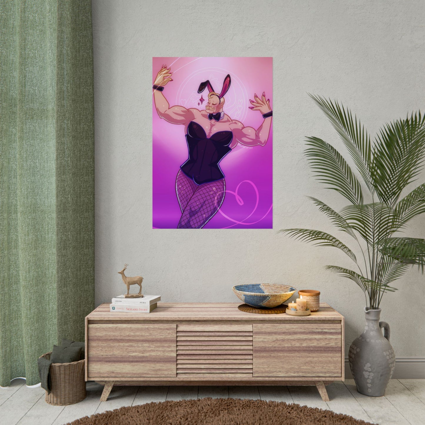 Major Armstrong Bunny Suit PRINT