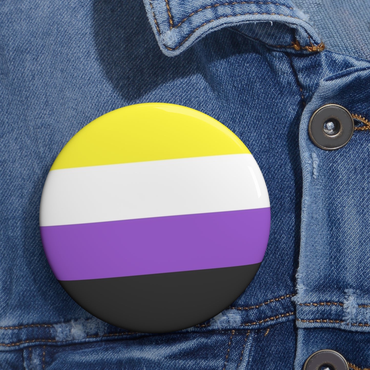 Non-Binary Pin Button