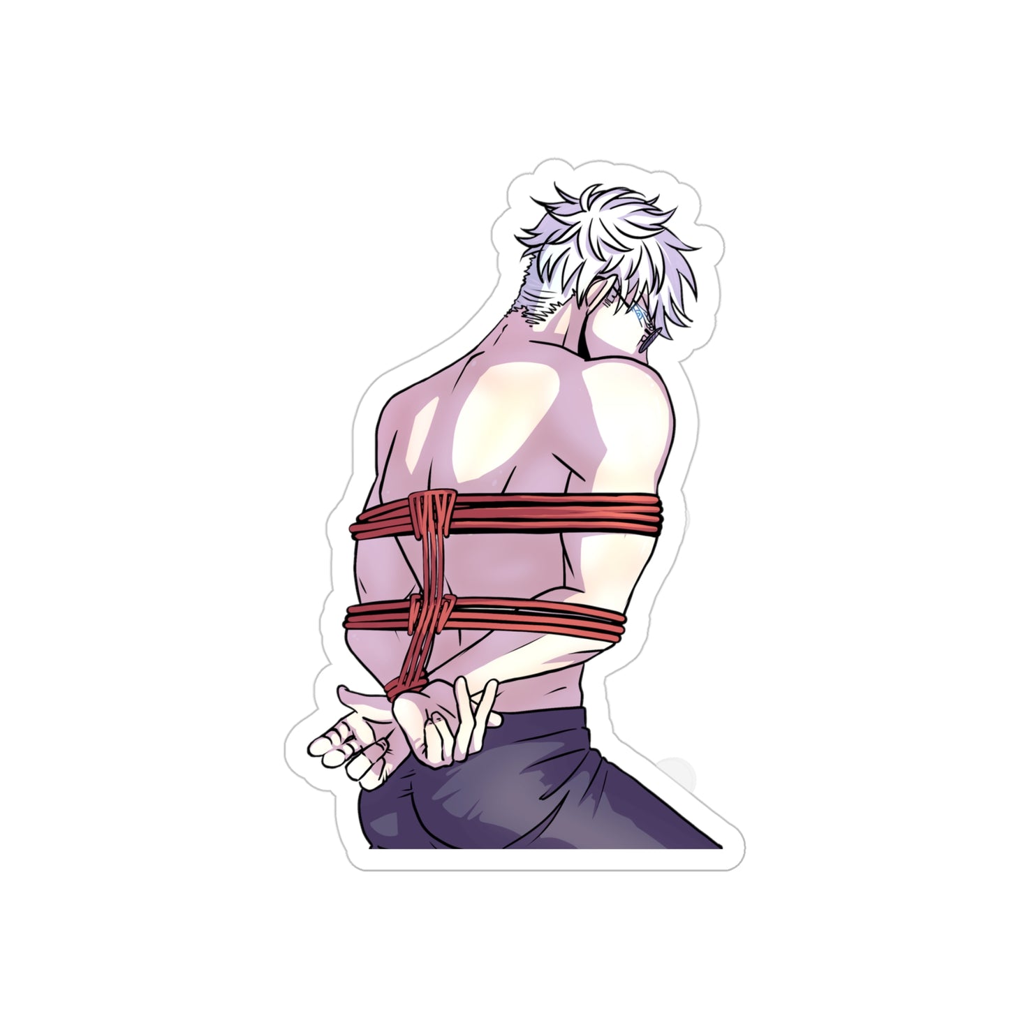 Spicy Gojo Satoru Transparent Decal