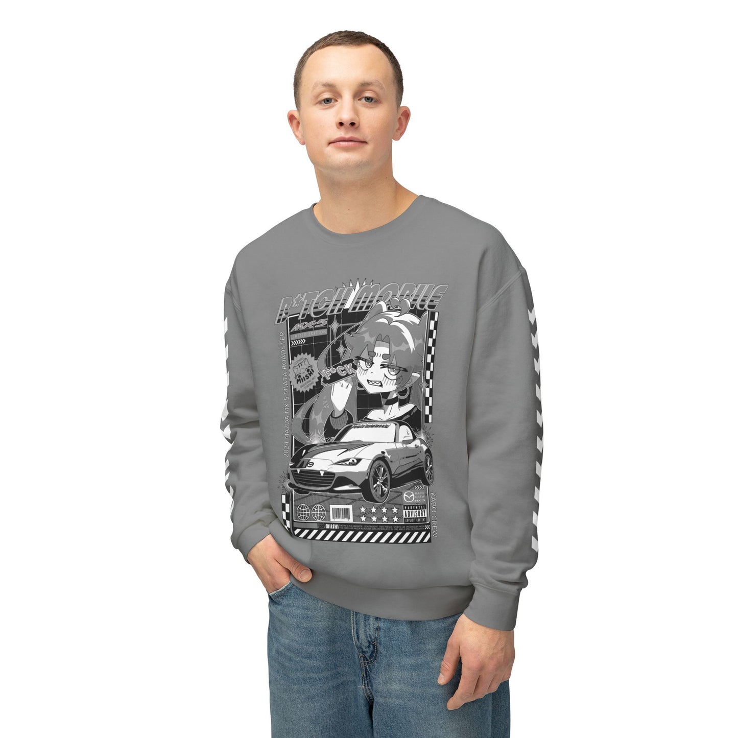 B*tch Mobile JDM Crewneck Sweatshirt