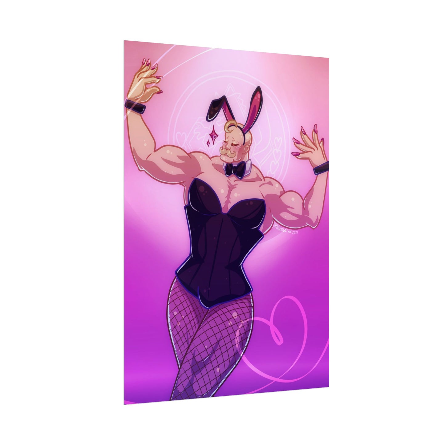 Major Armstrong Bunny Suit PRINT