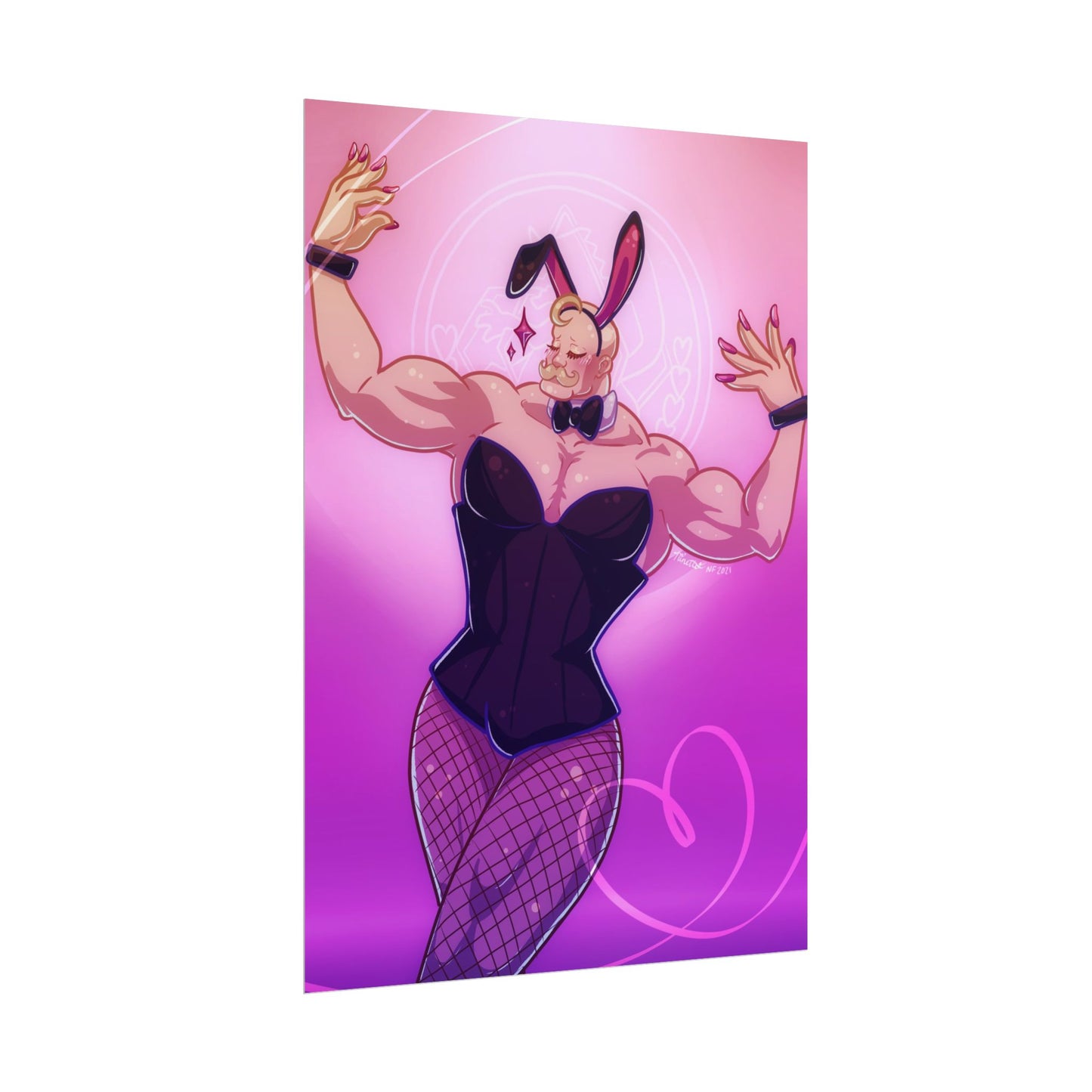 Major Armstrong Bunny Suit PRINT