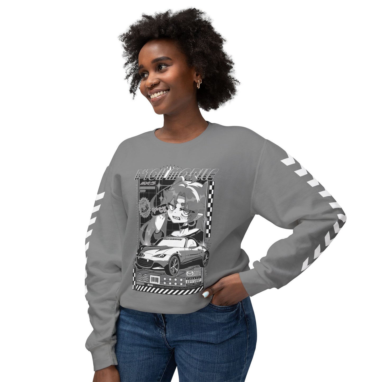 B*tch Mobile JDM Crewneck Sweatshirt