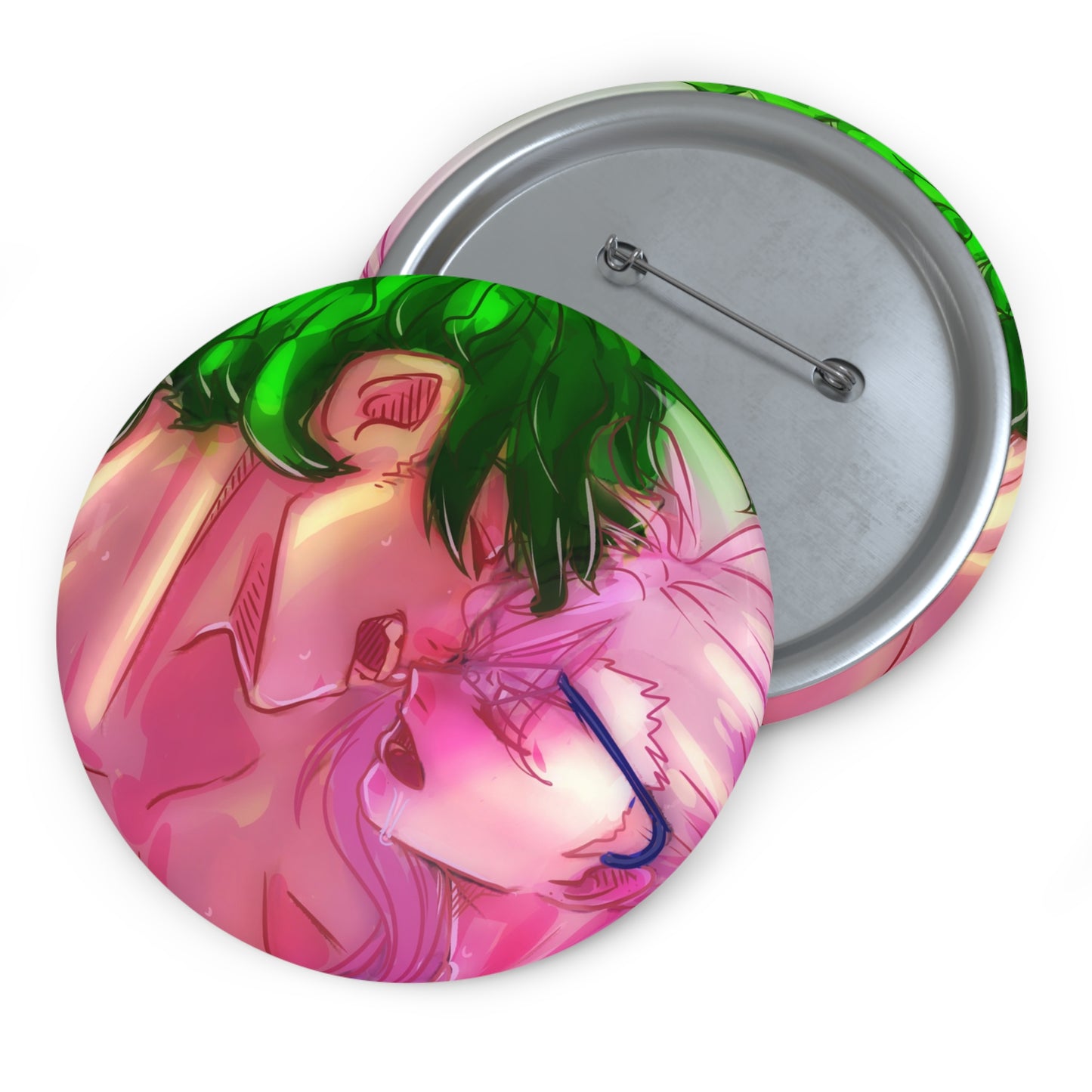 MachaBlossom Pin Button Joe x Cherry Blossom