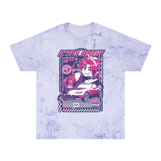 B*tch Mobile Bisexual Pride Flag Graphic T-shirt