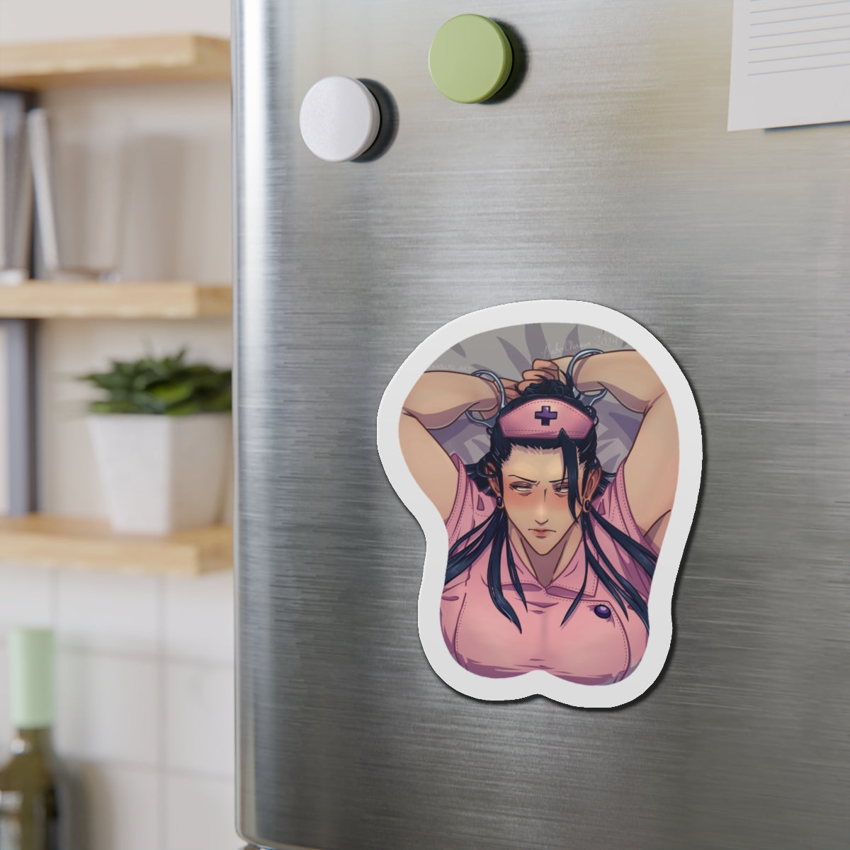 Suguru Geto Nurse Die-Cut Magnets