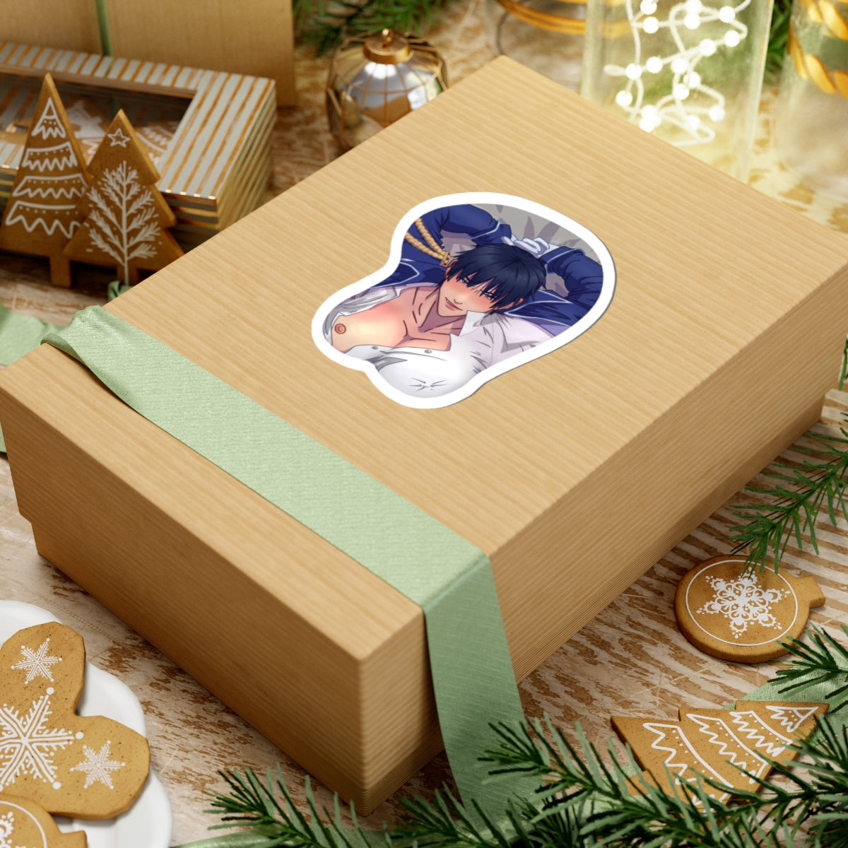Roy Mustang Military Uniform Kiss-Cut Stickers