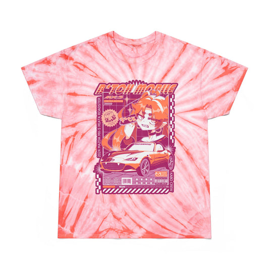 B*tch Mobile Lesbian Pride Flag Graphic T-shirt