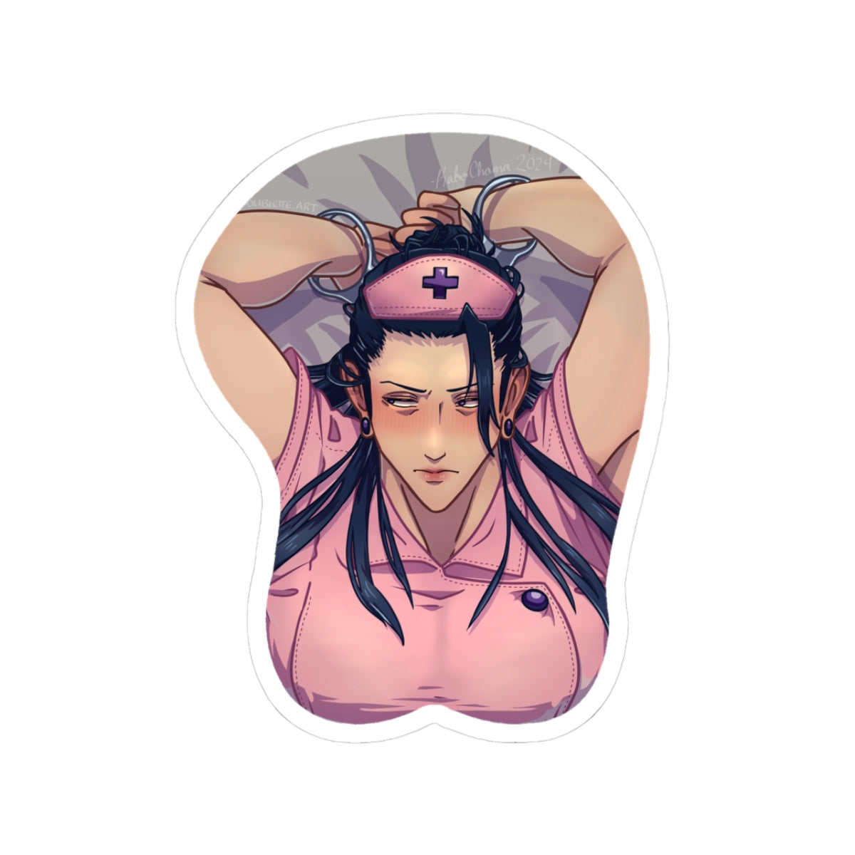 Suguru Geto Nurse Kiss-Cut Stickers
