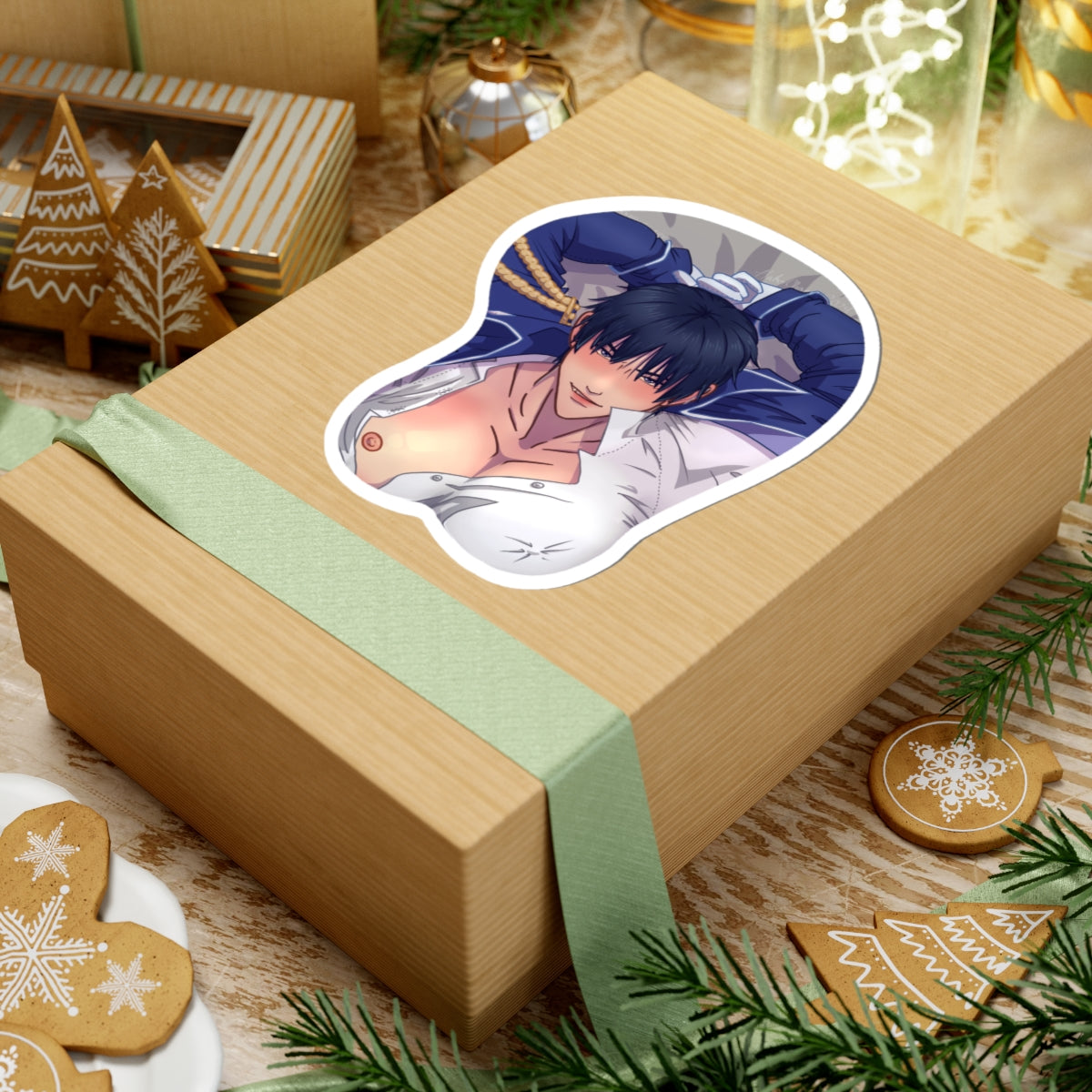 Roy Mustang Military Uniform Kiss-Cut Stickers