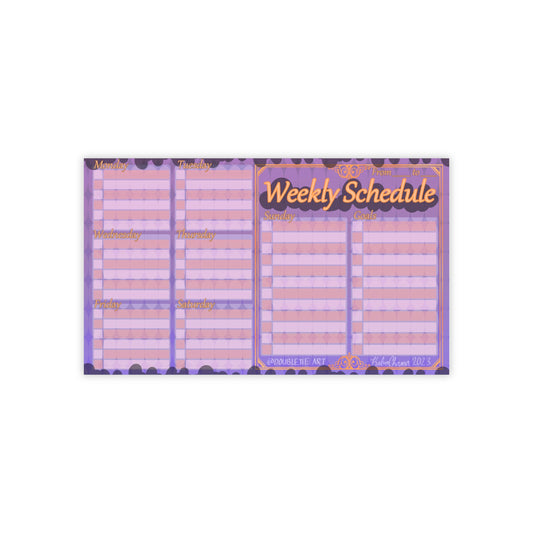 Weekly Planner Halloween Notepad