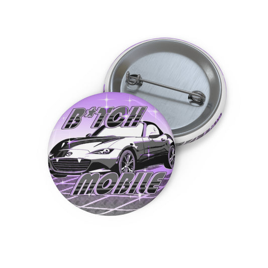 B*tch Mobile Ace Pride Pin Button