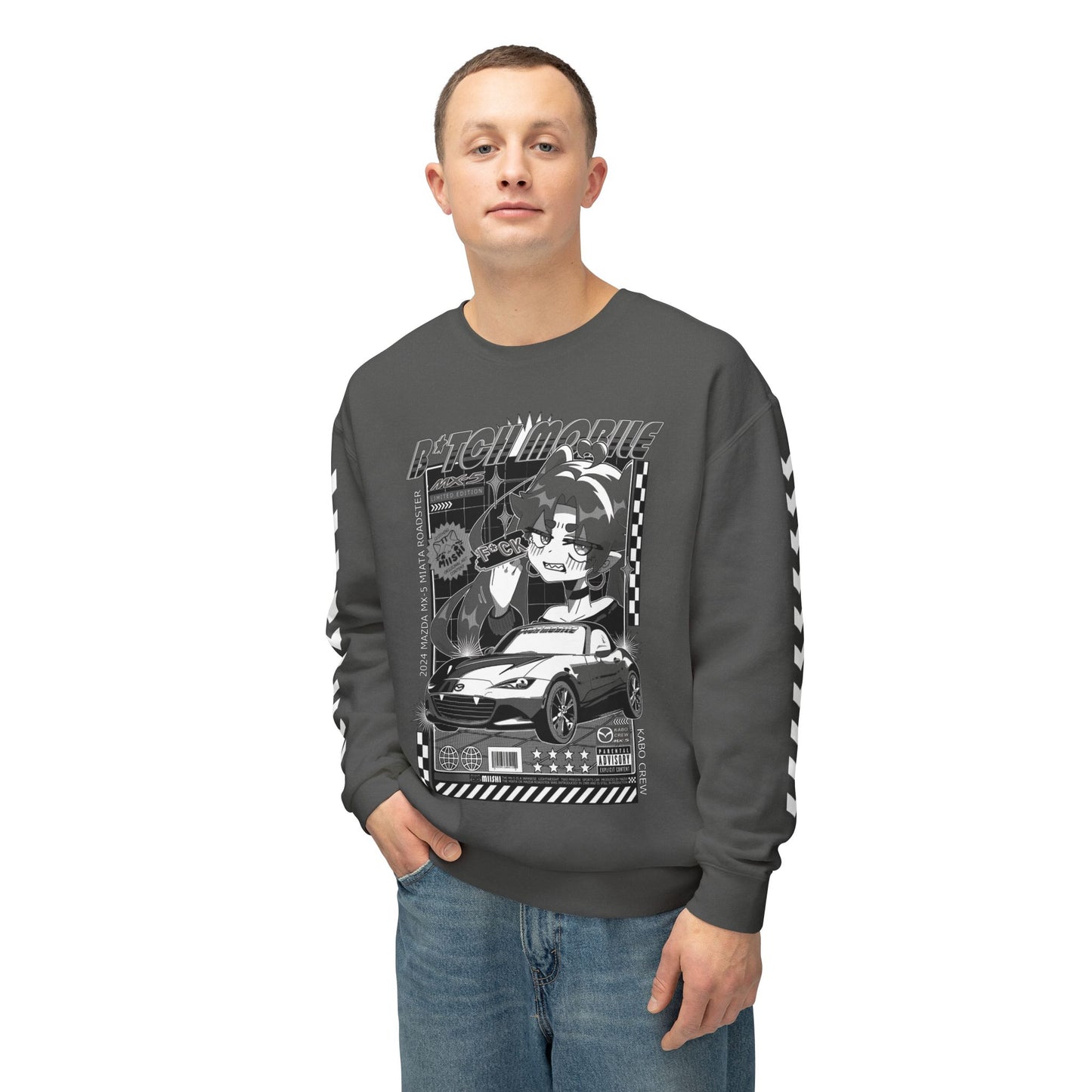 B*tch Mobile JDM Crewneck Sweatshirt