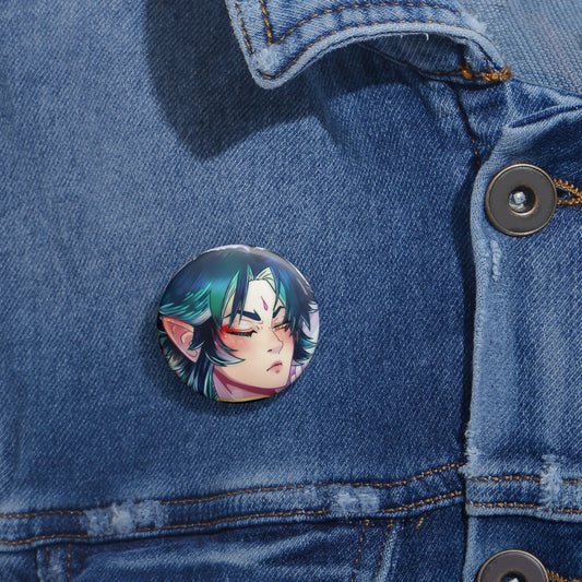 Xiao Dakimakura Fanart Pin Button