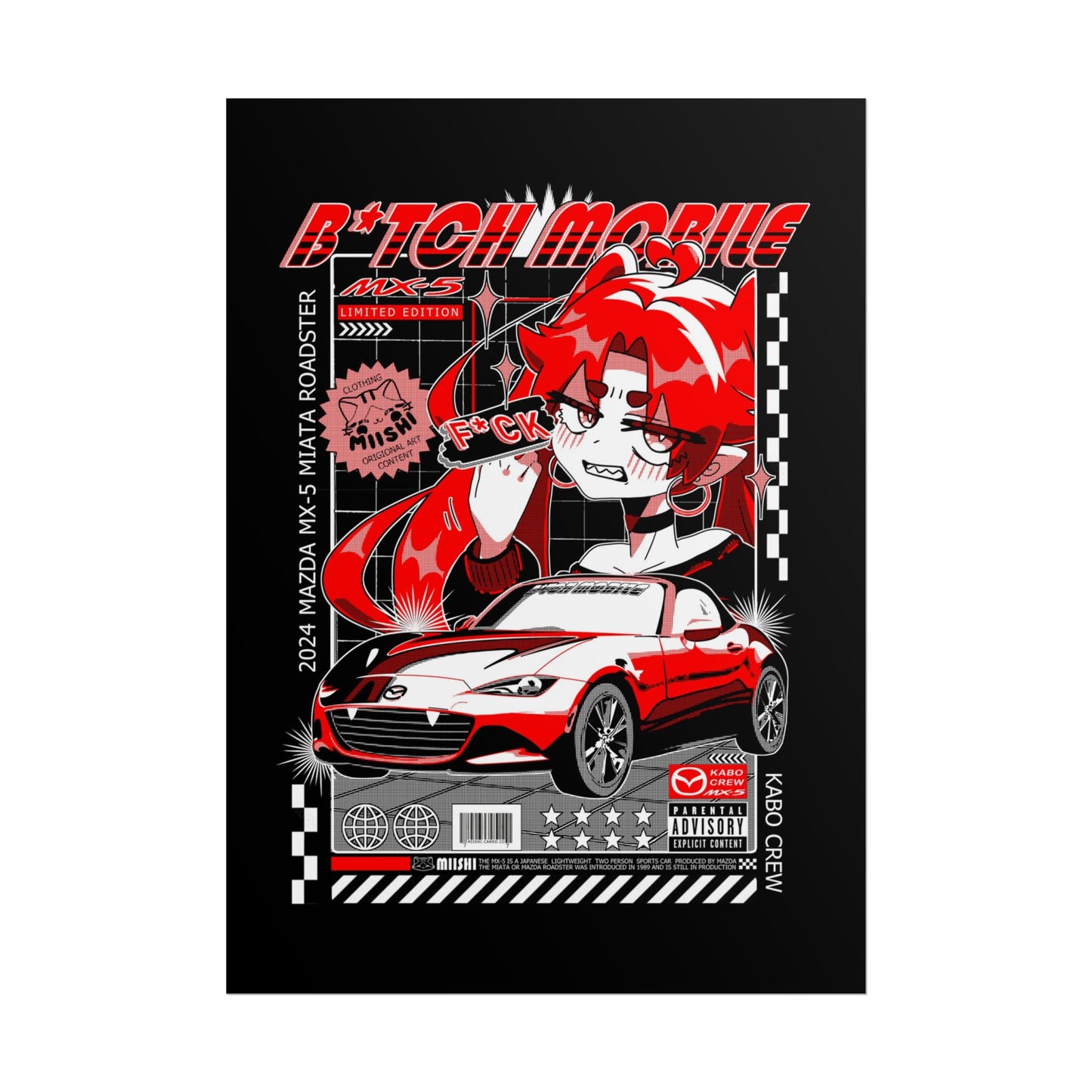 B*tch Mobile JDM Print