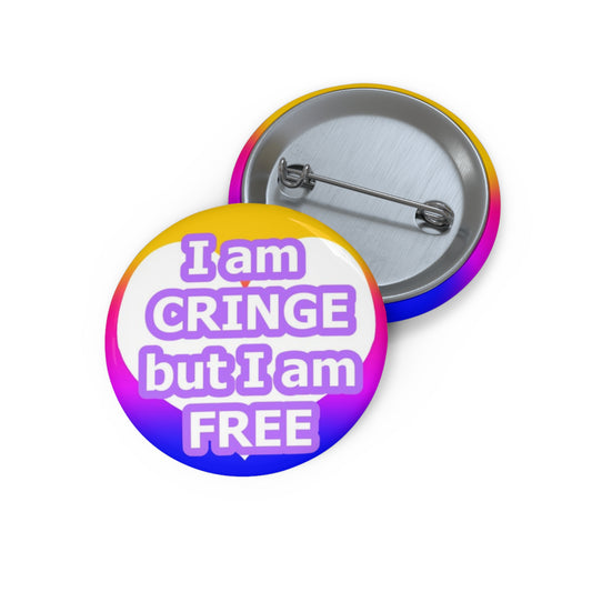 Cringe but Free Pin Button